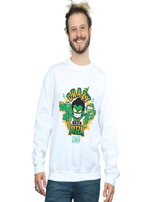 DC Comics - Sweat TEEN TITANS GO CRAZY FOR PIZZA - Kiabi