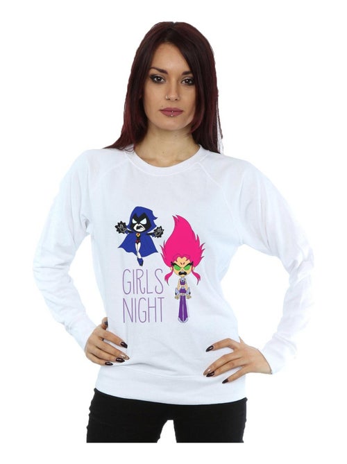 DC Comics - Sweat TEEN TITANS GO GIRLS NIGHT - Kiabi