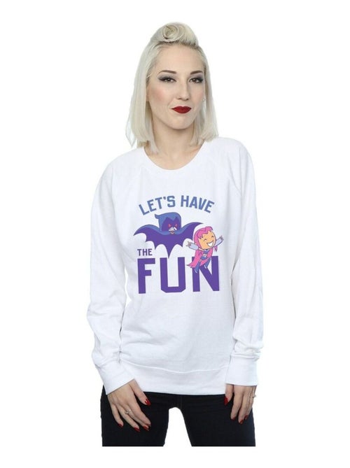 DC Comics - Sweat TEEN TITANS GO LET'S HAVE THE FUN - Kiabi