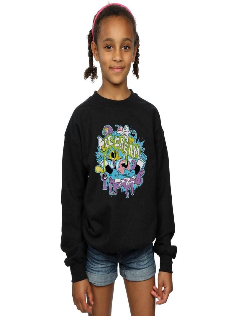 DC Comics - Sweat TEEN TITANS GO Noir - Kiabi