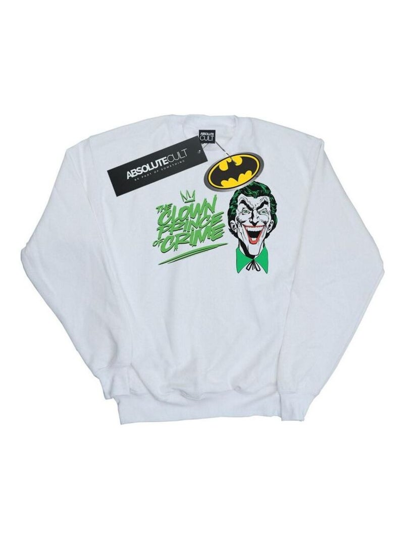DC Comics - Sweat THE CLOWN PRINCE OF CRIME Blanc - Kiabi