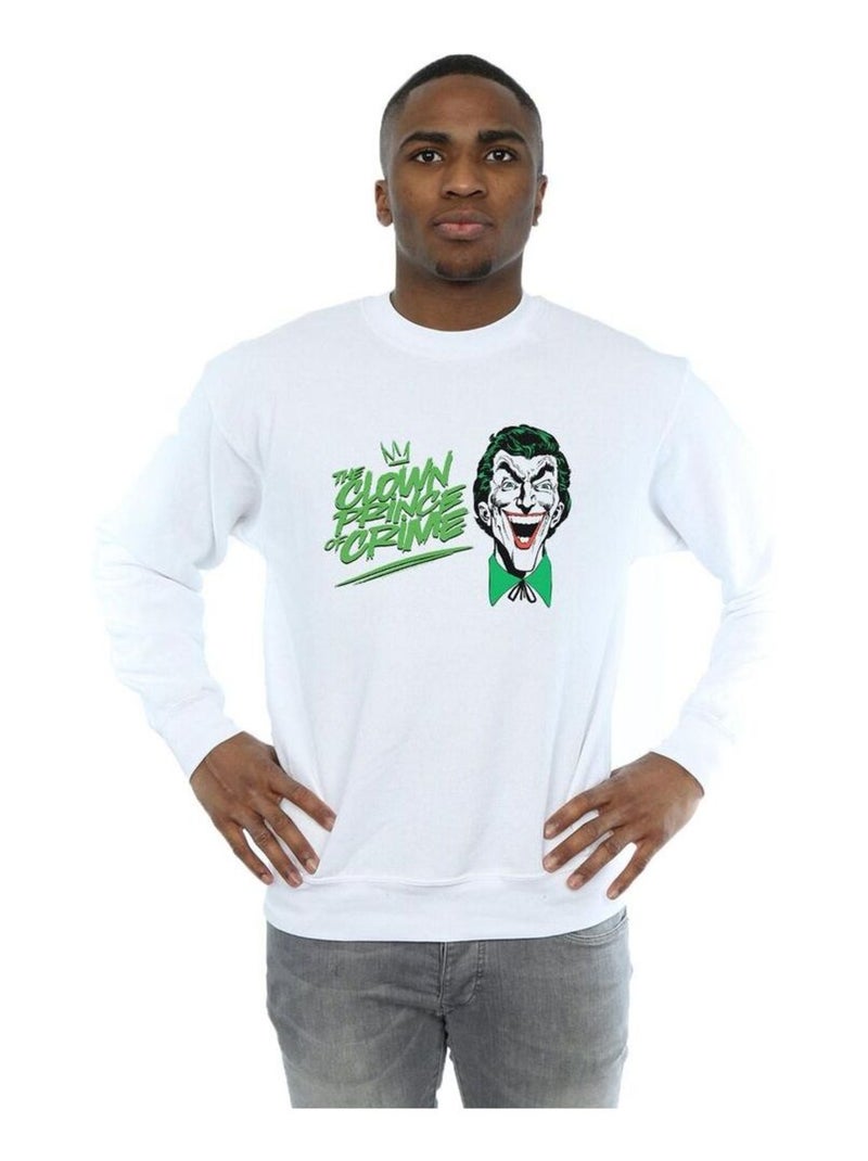 DC Comics - Sweat THE CLOWN PRINCE OF CRIME Blanc - Kiabi