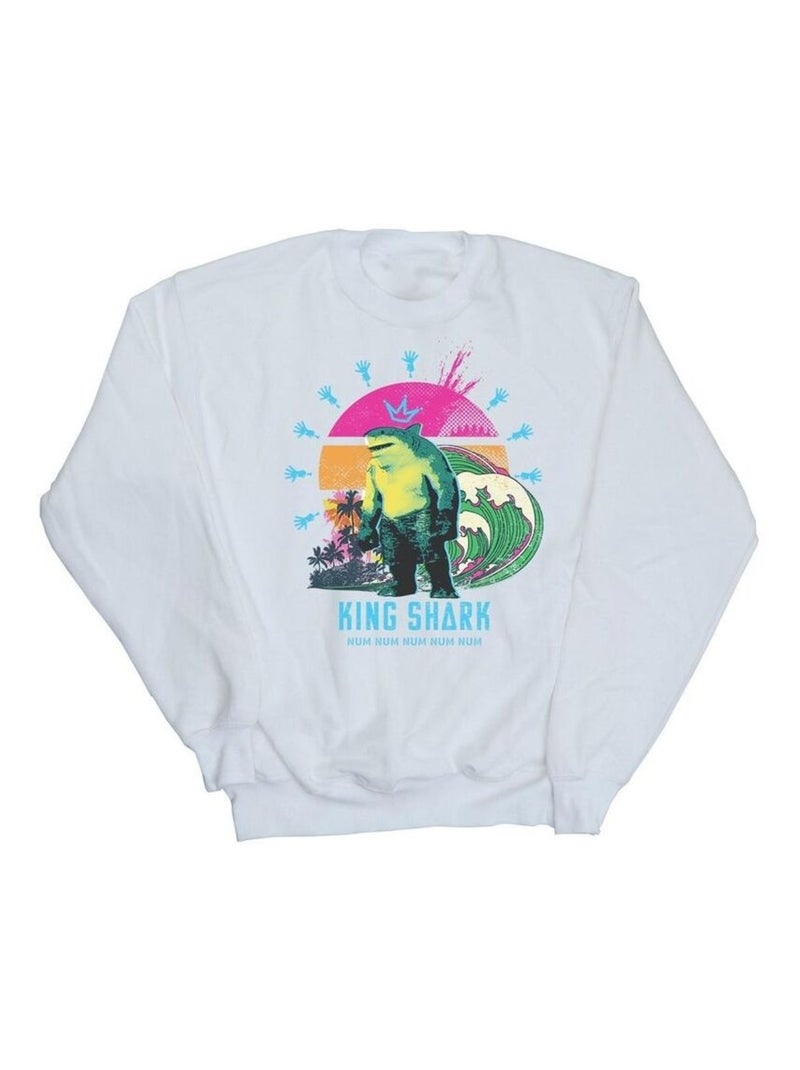 DC Comics - Sweat THE SUICIDE SQUAD Blanc - Kiabi