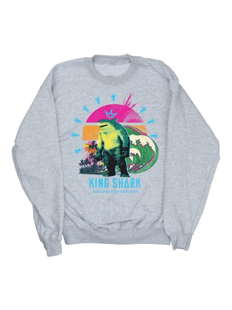 DC Comics - Sweat THE SUICIDE SQUAD Gris chiné - Kiabi