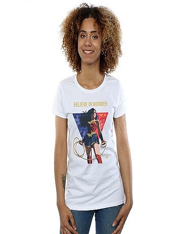 DC Comics - T-shirt 80TH ANNIVERSARY BELIEVE IN WONDER