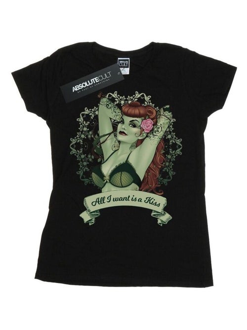 DC Comics - T-shirt ALL WANT IS A KISS - Kiabi DC Comics - T-shirt ALL WANT IS A KISS - Kiabi