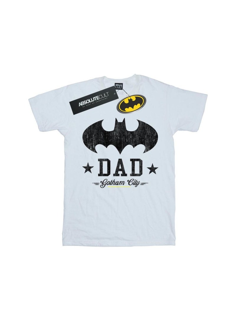 DC Comics - T-shirt AM BAT DAD Blanc - Kiabi