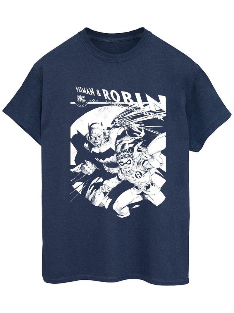 DC Comics - T-shirt AND BOY WONDER Bleu marine - Kiabi