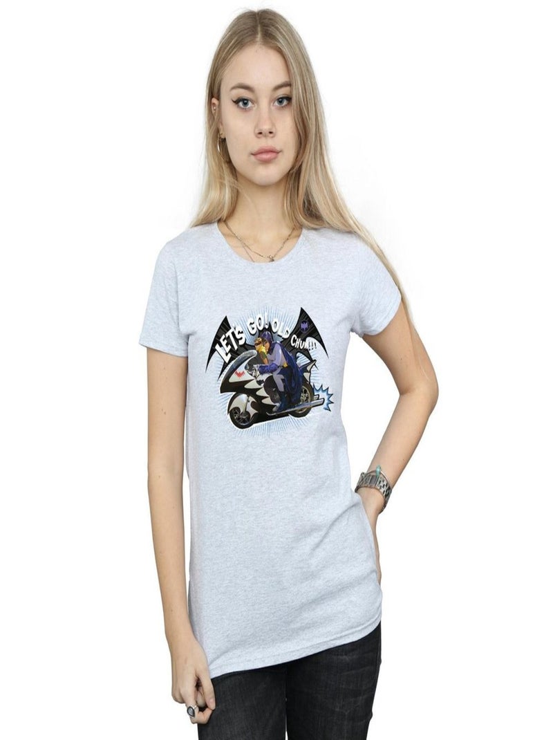 DC Comics - T-shirt BAT BIKE Gris chiné - Kiabi