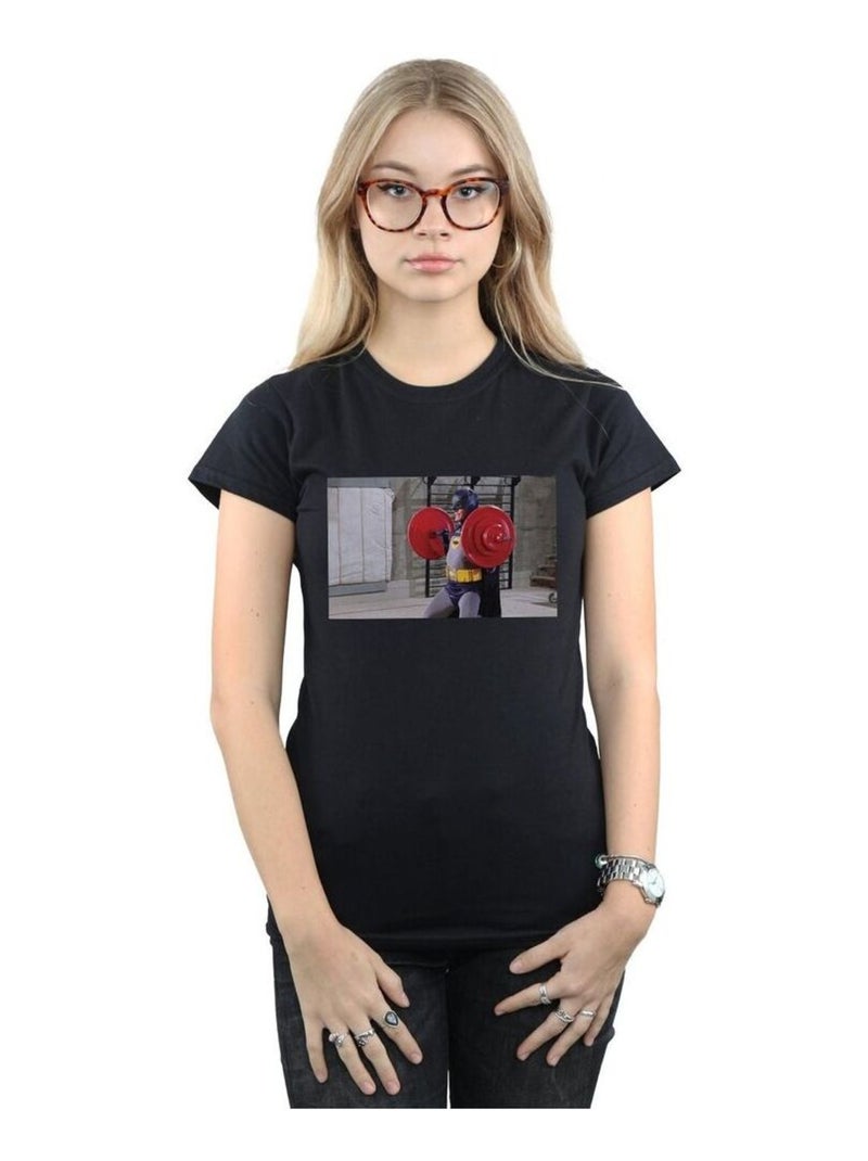 DC Comics - T-shirt BATMAN TV SERIES BAT GAINS Noir - Kiabi