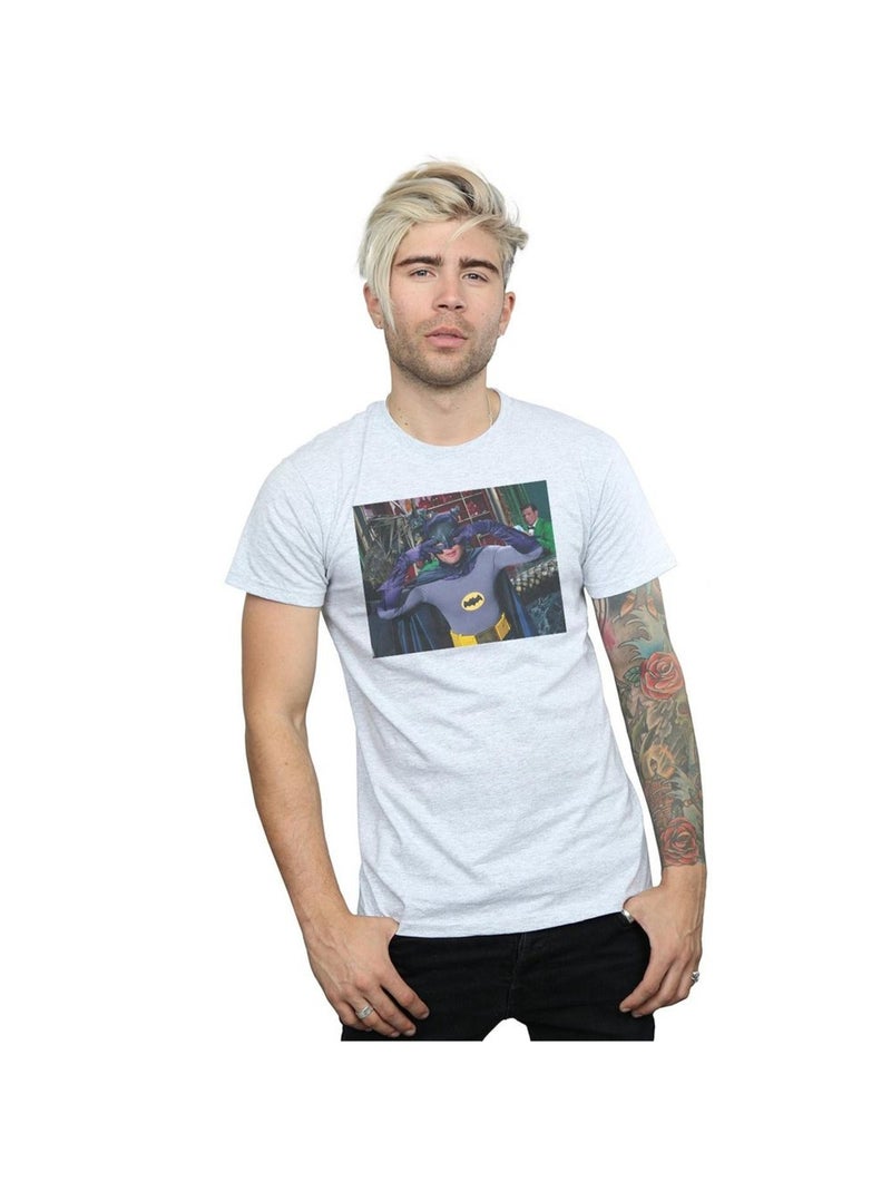 DC Comics - T-shirt BATMAN TV SERIES BATDANCE Gris chiné - Kiabi