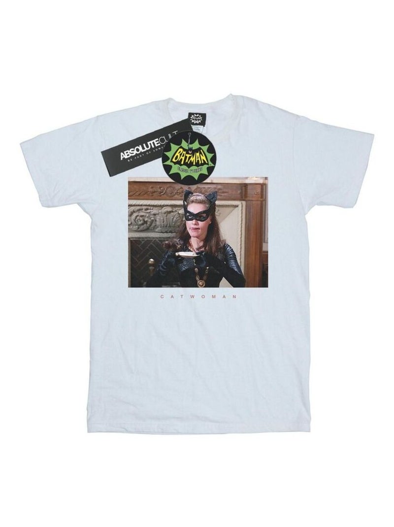 DC Comics - T-shirt BATMAN TV SERIES Blanc - Kiabi