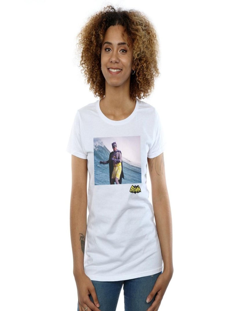 DC Comics - T-shirt BATMAN TV SERIES Blanc - Kiabi