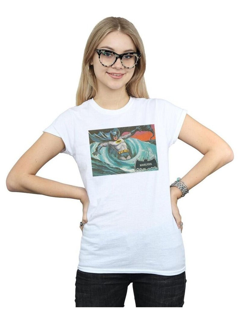 DC Comics - T-shirt BATMAN TV SERIES Blanc - Kiabi