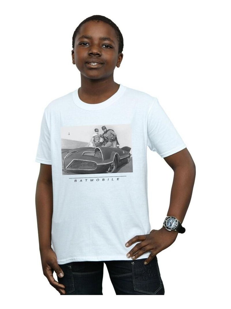 DC Comics - T-shirt BATMAN TV SERIES Blanc - Kiabi