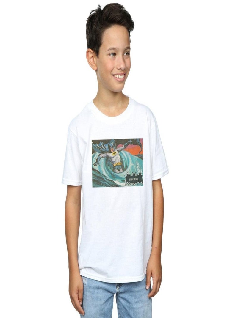 DC Comics - T-shirt BATMAN TV SERIES Blanc - Kiabi
