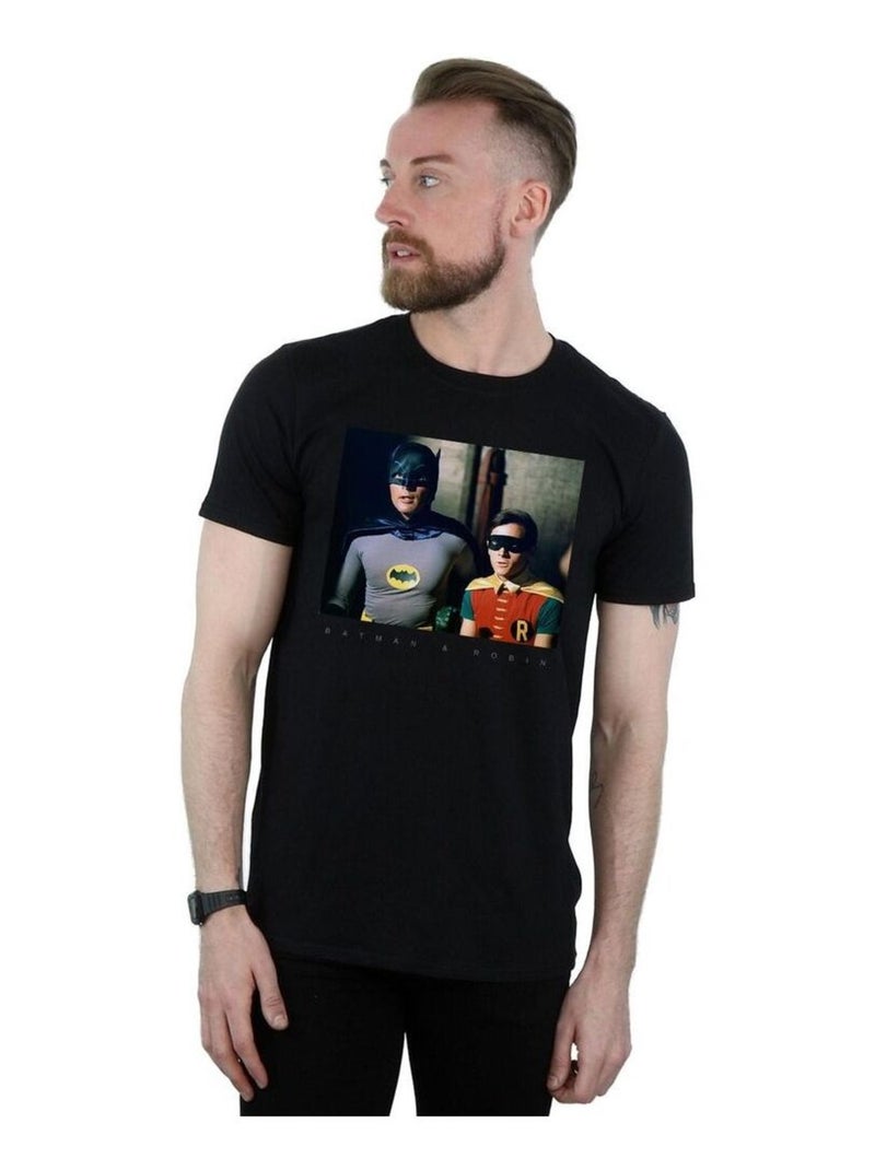 DC Comics - T-shirt BATMAN TV SERIES DYNAMIC DUO Noir - Kiabi