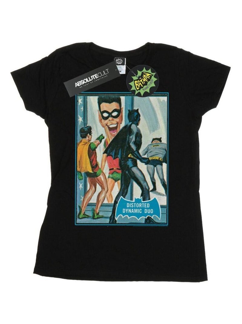 DC Comics - T-shirt BATMAN TV SERIES DYNAMIC DUO Noir - Kiabi