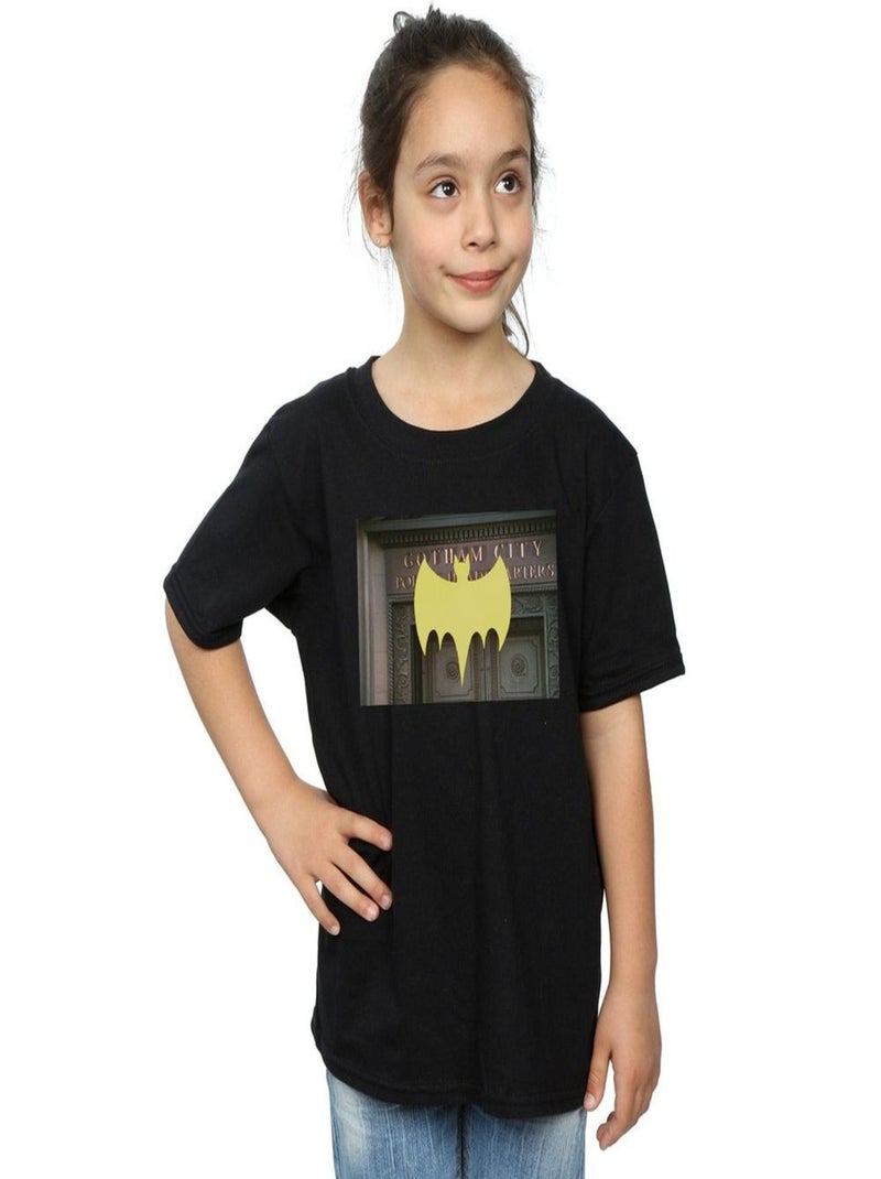 DC Comics - T-shirt BATMAN TV SERIES GOTHAM CITY Noir - Kiabi