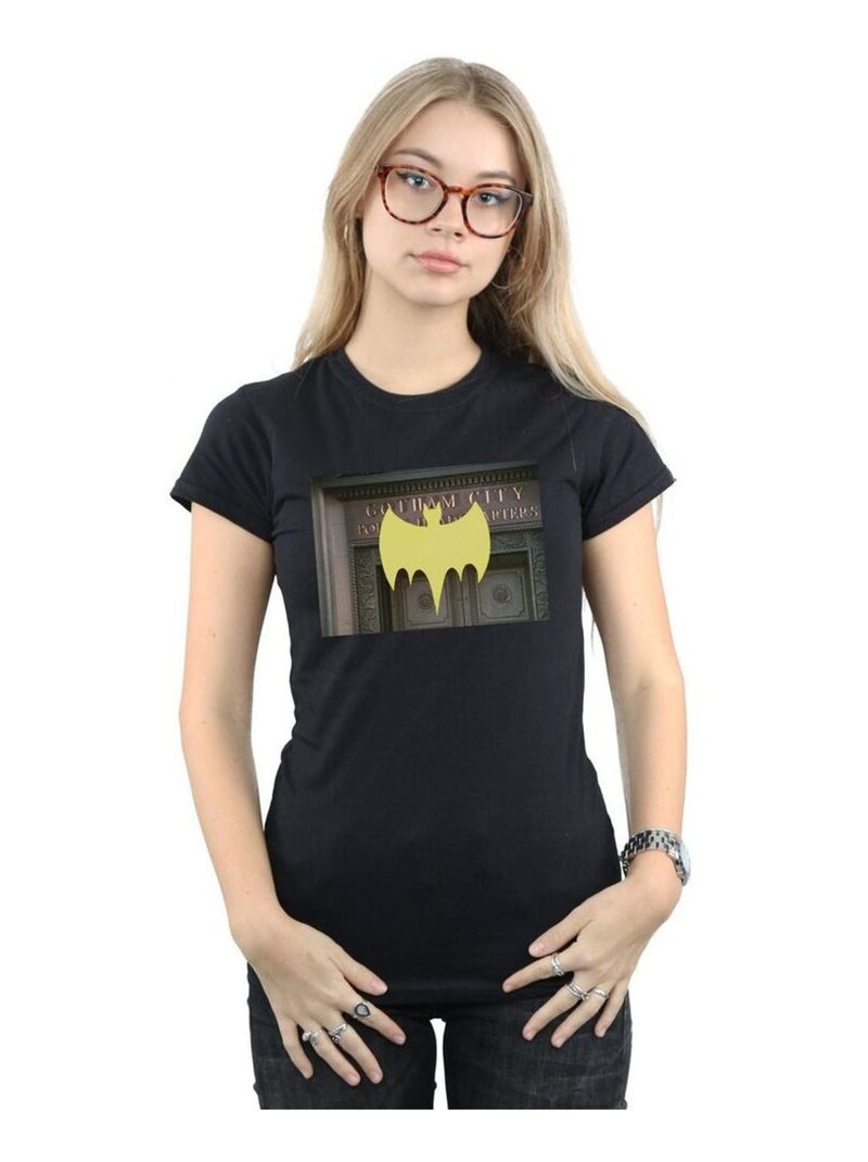 DC Comics - T-shirt BATMAN TV SERIES GOTHAM CITY Noir - Kiabi