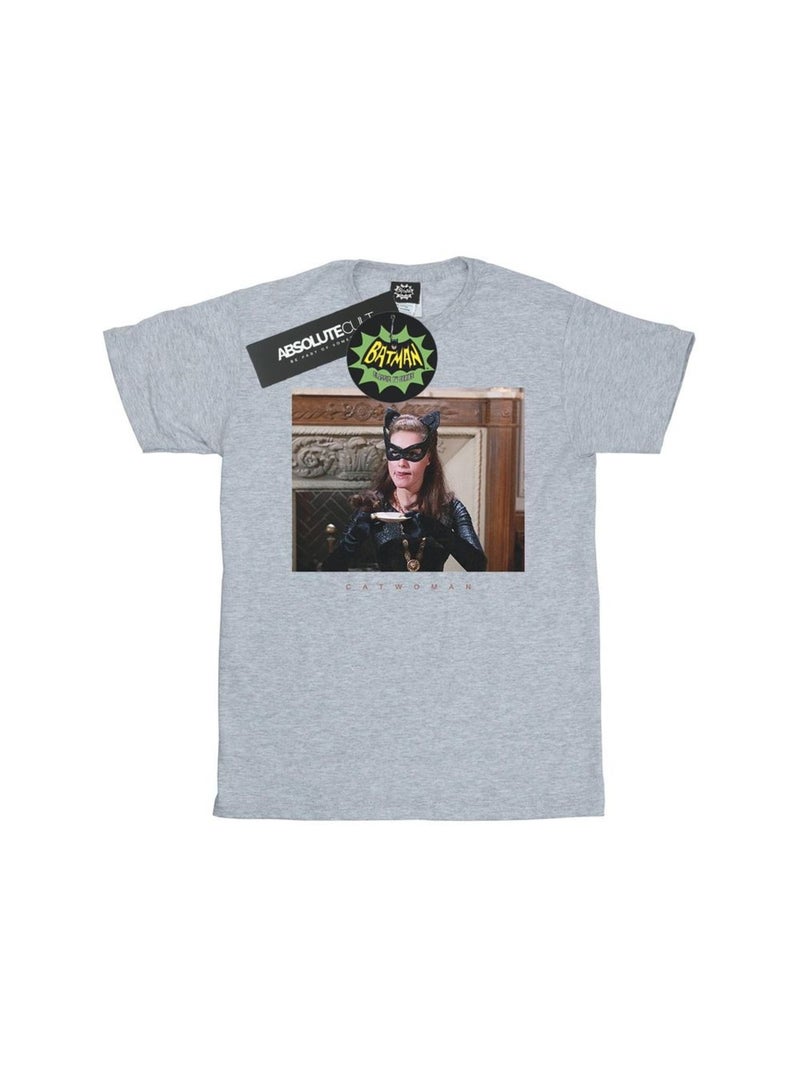 DC Comics - T-shirt BATMAN TV SERIES Gris chiné - Kiabi