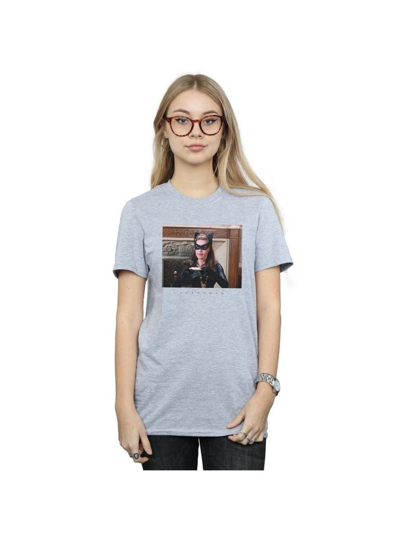 DC Comics - T-shirt BATMAN TV SERIES Gris chiné - Kiabi