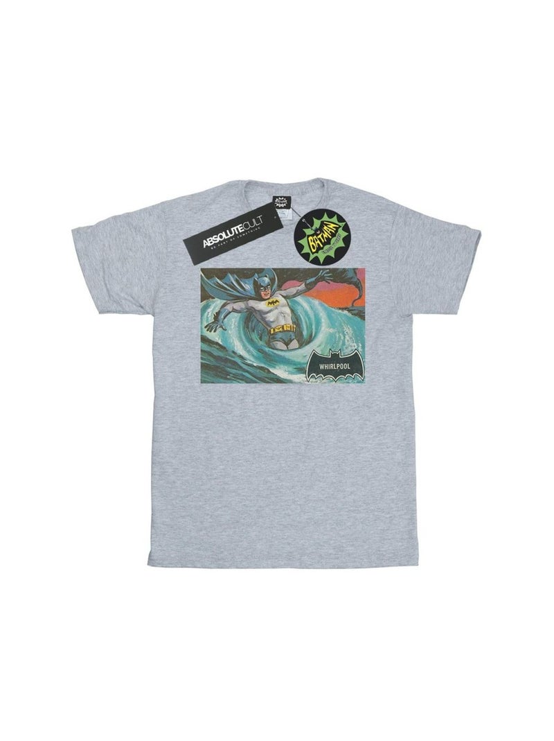 DC Comics - T-shirt BATMAN TV SERIES Gris chiné - Kiabi