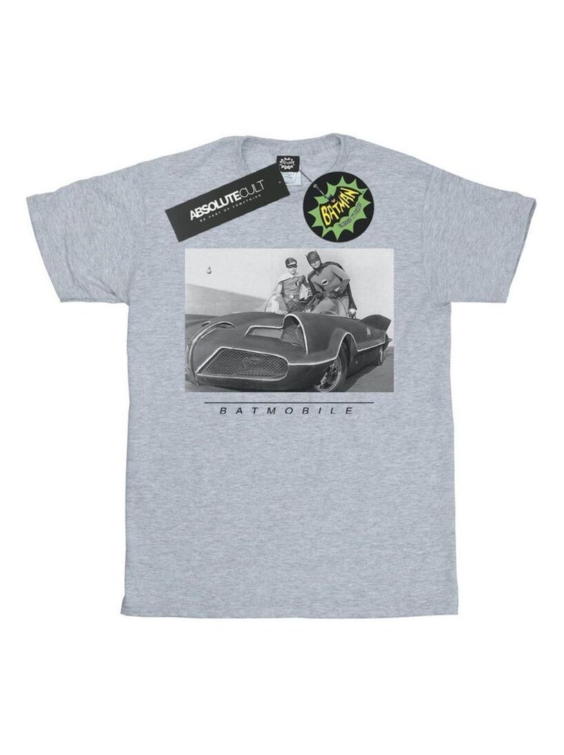 DC Comics - T-shirt BATMAN TV SERIES Gris chiné - Kiabi