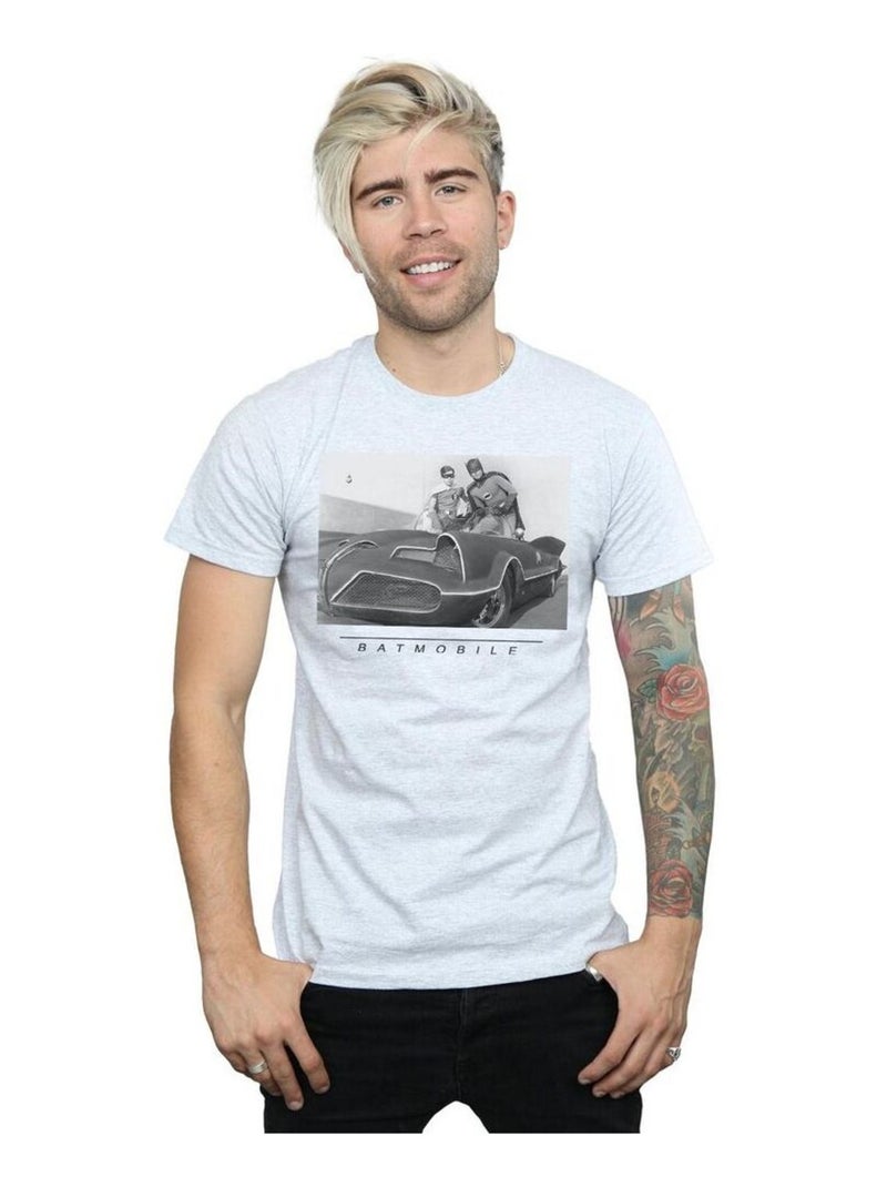 DC Comics - T-shirt BATMAN TV SERIES Gris chiné - Kiabi