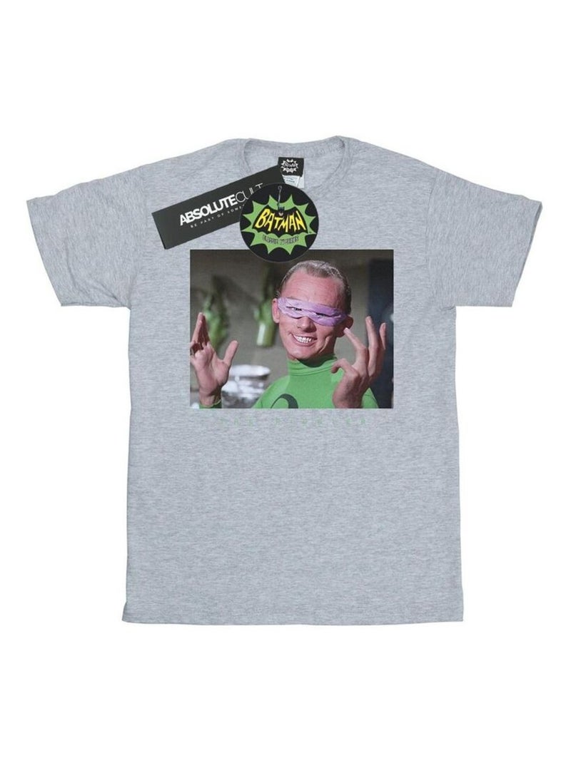 DC Comics - T-shirt BATMAN TV SERIES Gris chiné - Kiabi