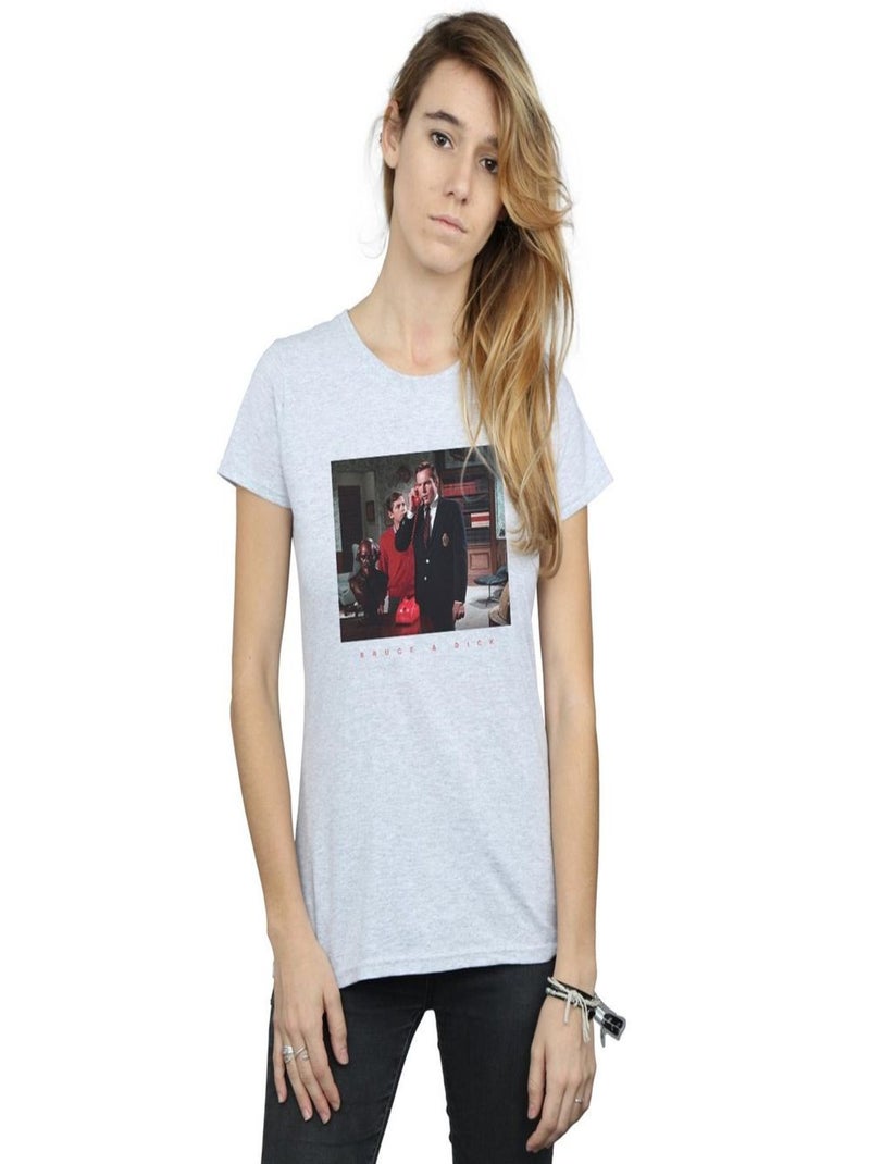 DC Comics - T-shirt BATMAN TV SERIES Gris chiné - Kiabi