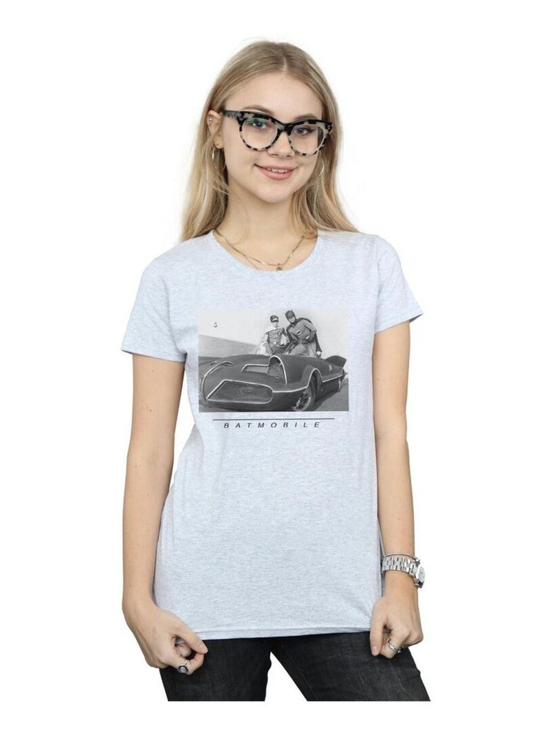 DC Comics - T-shirt BATMAN TV SERIES Gris chiné - Kiabi