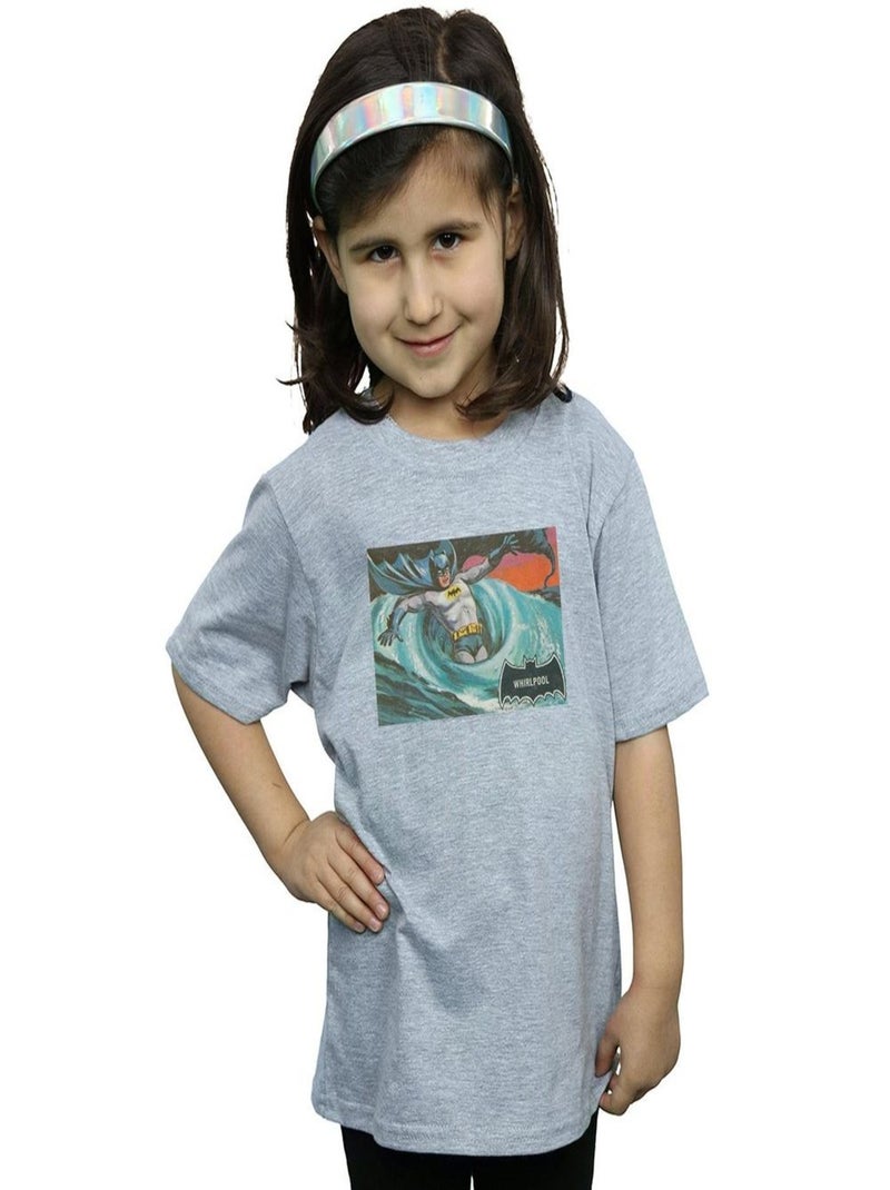 DC Comics - T-shirt BATMAN TV SERIES Gris chiné - Kiabi