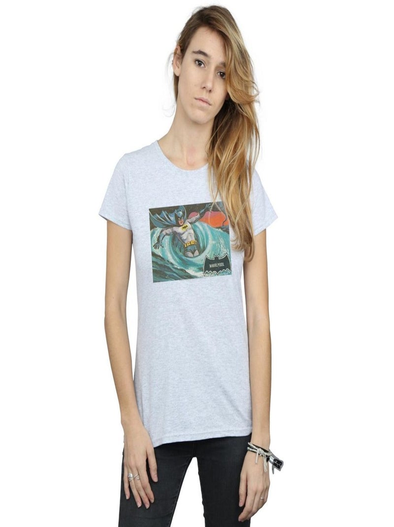 DC Comics - T-shirt BATMAN TV SERIES Gris chiné - Kiabi