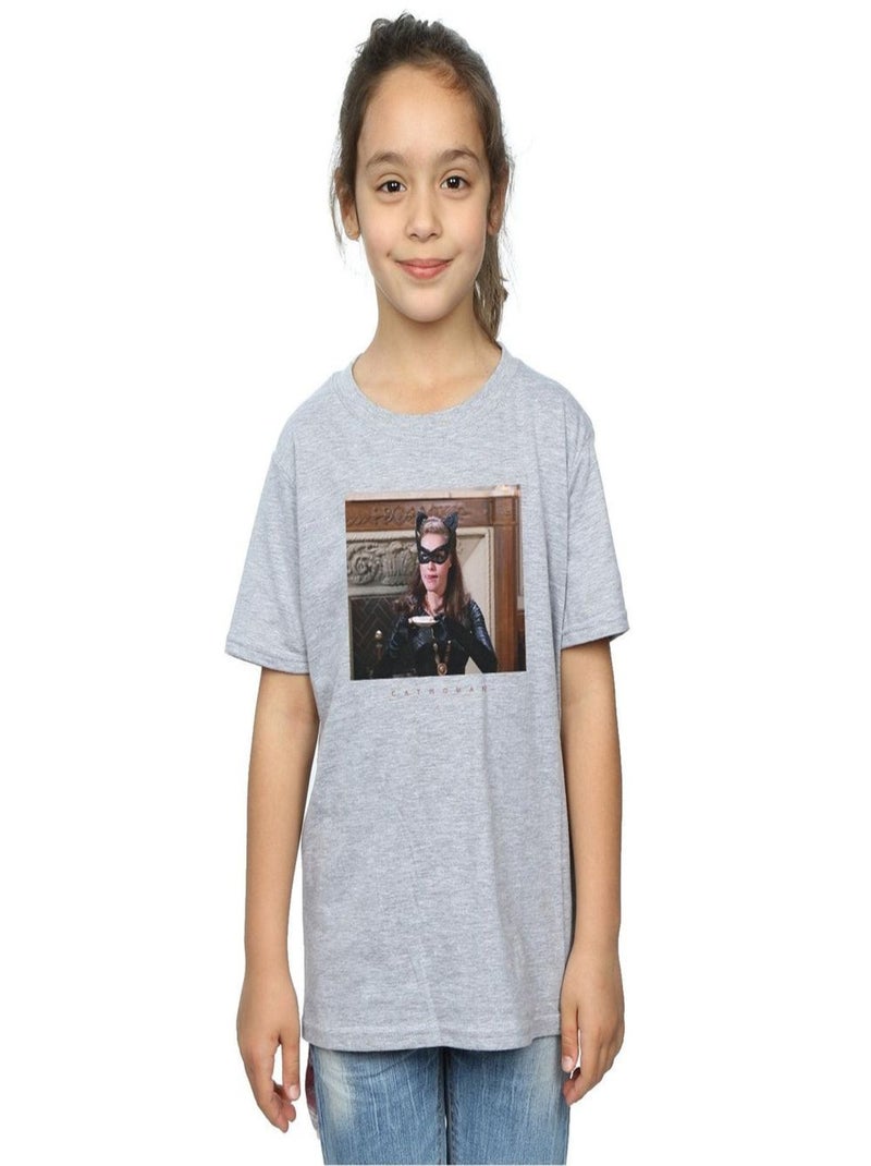 DC Comics - T-shirt BATMAN TV SERIES Gris chiné - Kiabi