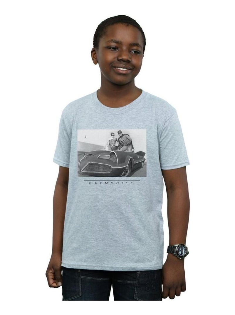 DC Comics - T-shirt BATMAN TV SERIES Gris chiné - Kiabi