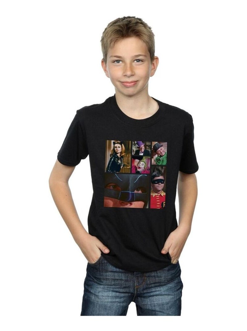 DC Comics - T-shirt BATMAN TV SERIES Noir - Kiabi