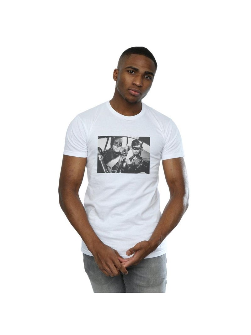 DC Comics - T-shirt BATMAN TV SERIES READY FOR ACTION Blanc - Kiabi