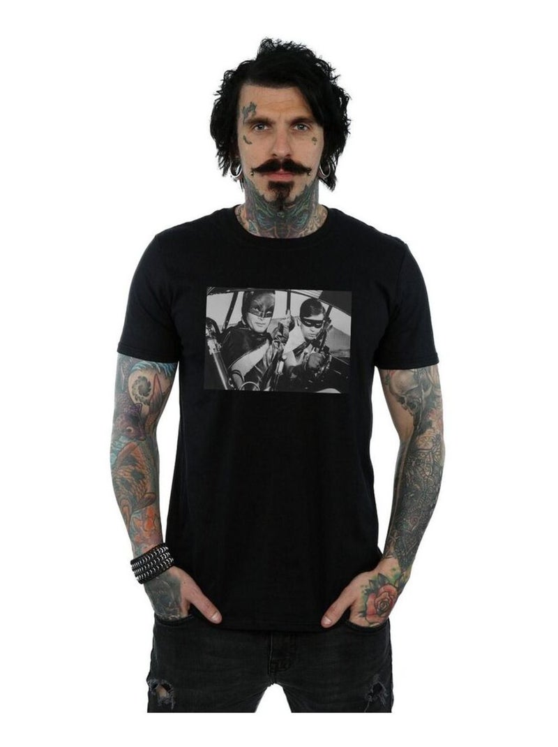 DC Comics - T-shirt BATMAN TV SERIES READY FOR ACTION Noir - Kiabi