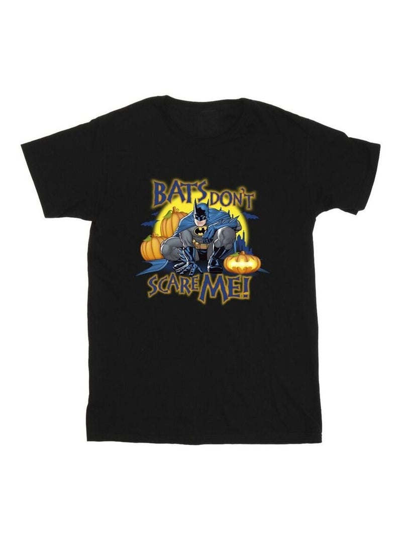DC Comics - T-shirt BATS DON'T SCARE ME Noir - Kiabi