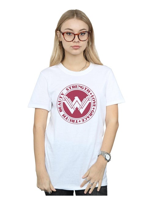 DC Comics - T-shirt BEAUTY STRENGTH LOVE - Kiabi