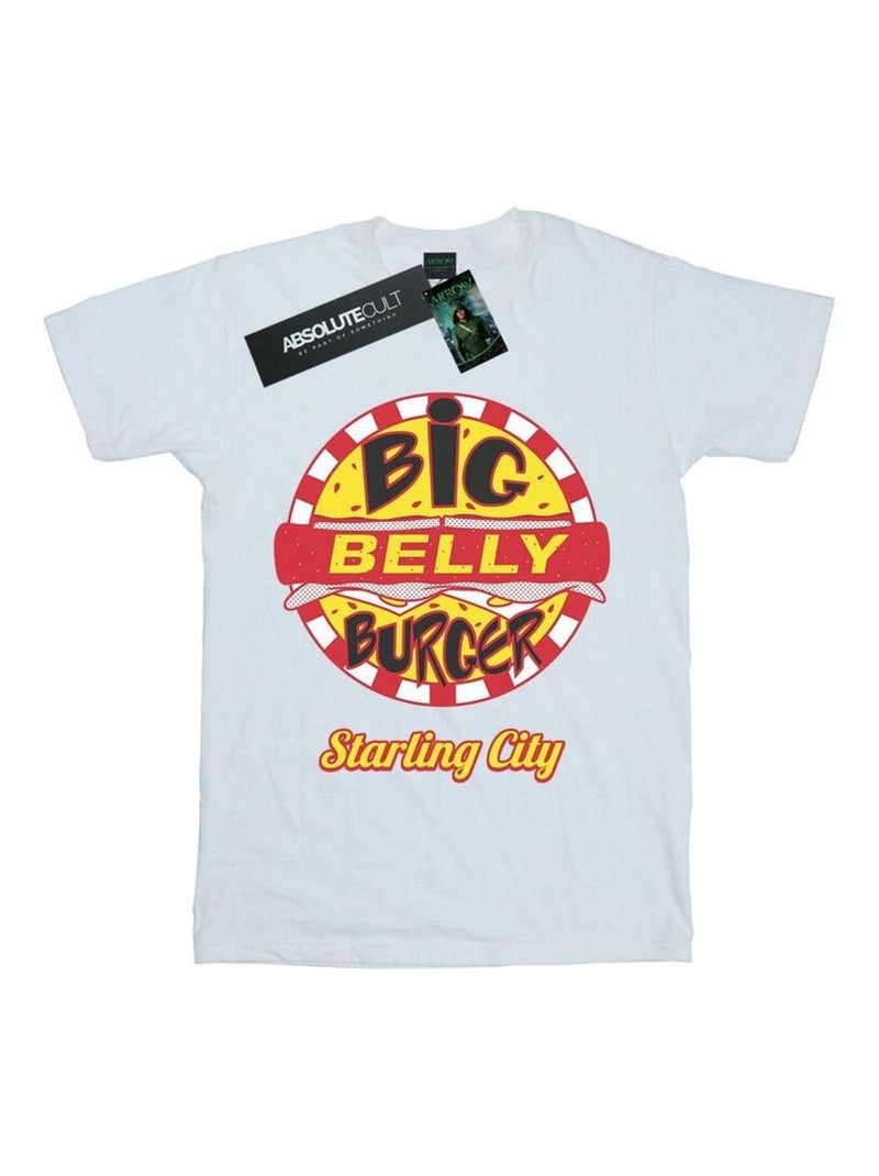 DC Comics - T-shirt BELLY BURGER Blanc - Kiabi