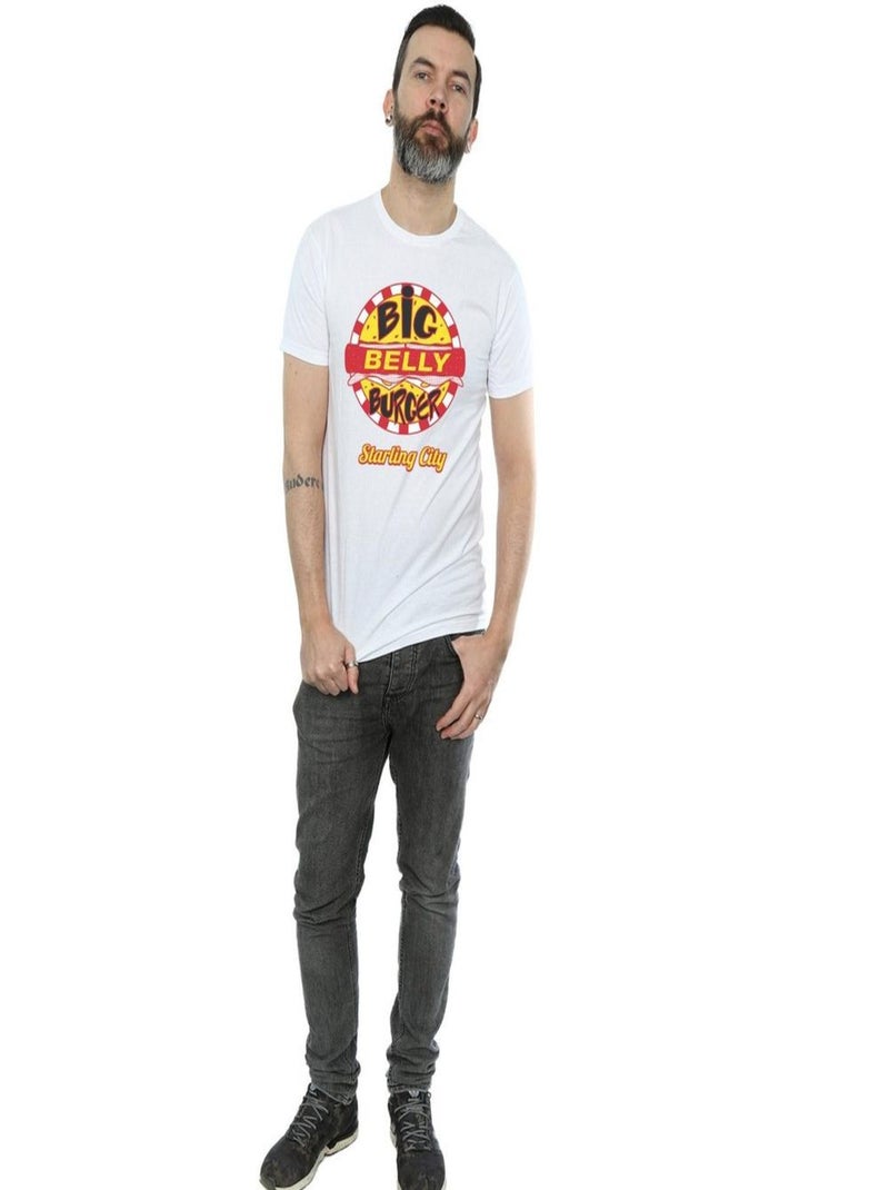 DC Comics - T-shirt BELLY BURGER Blanc - Kiabi
