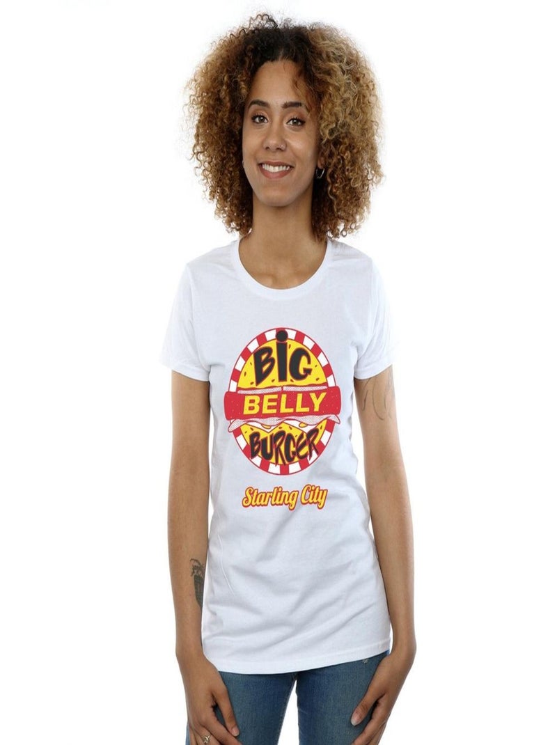 DC Comics - T-shirt BELLY BURGER Blanc - Kiabi