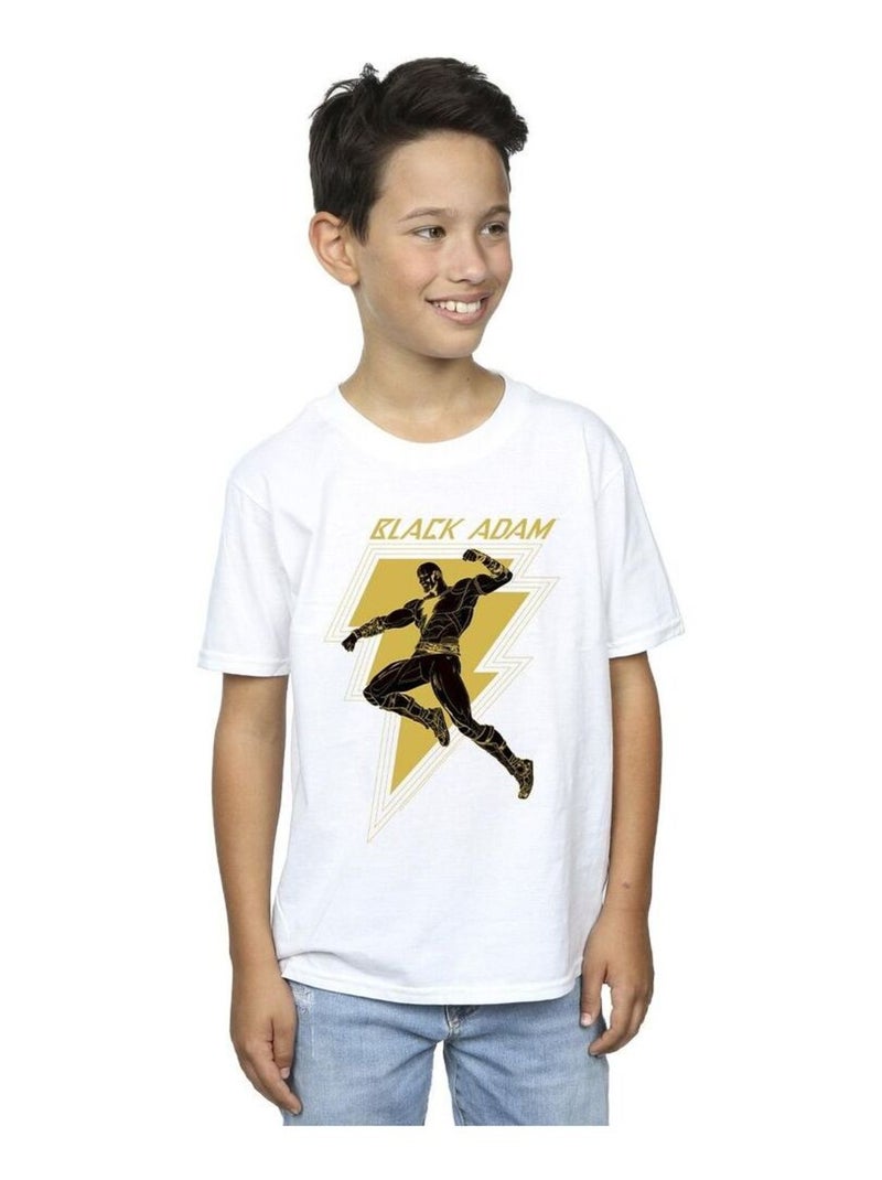 DC Comics - T-shirt BLACK ADAM Blanc - Kiabi
