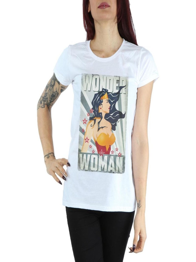 DC Comics - T-shirt Blanc - Kiabi
