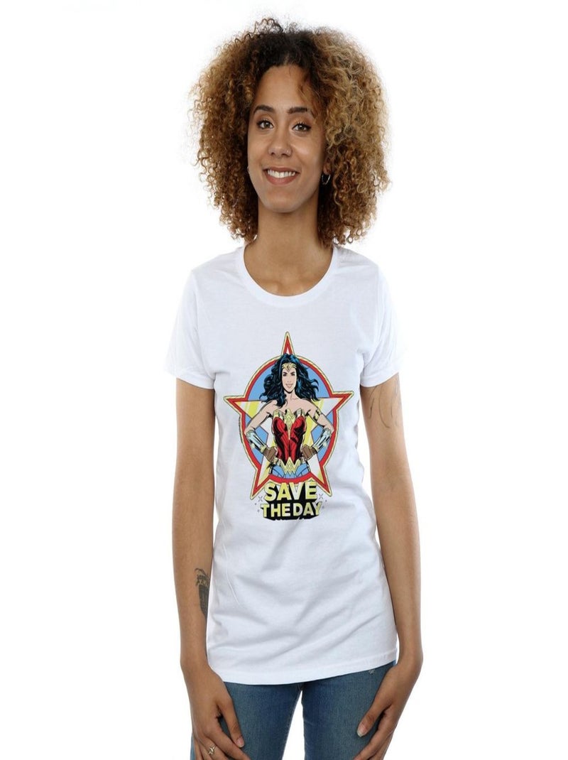 DC Comics - T-shirt Blanc - Kiabi