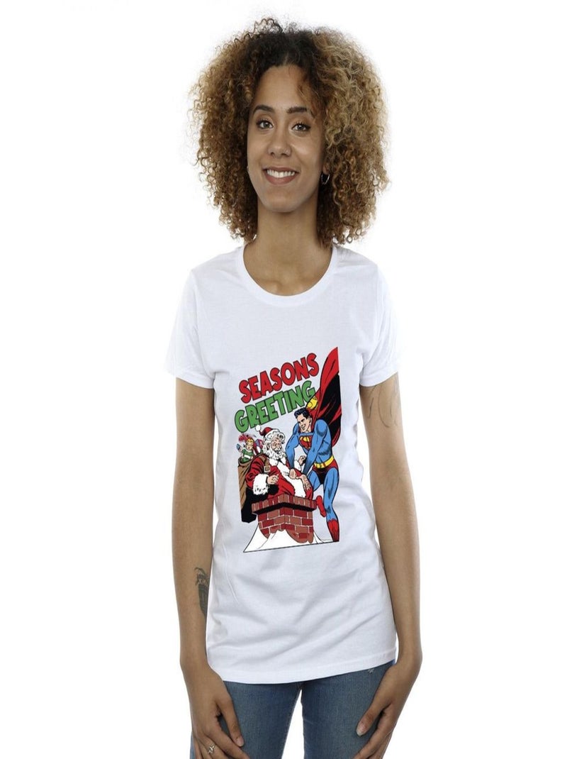 DC Comics - T-shirt Blanc - Kiabi
