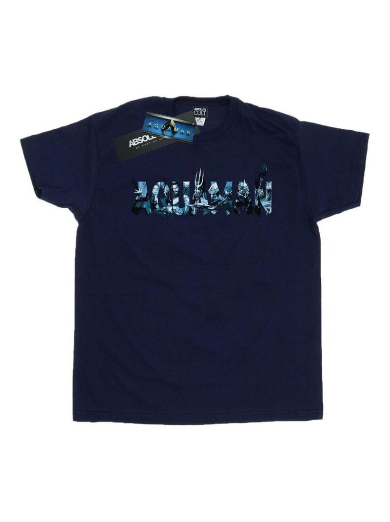 DC Comics - T-shirt Bleu marine - Kiabi