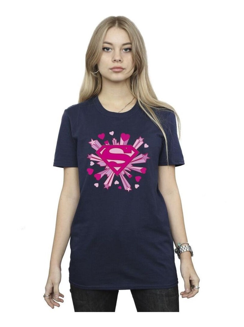 DC Comics - T-shirt Bleu marine - Kiabi